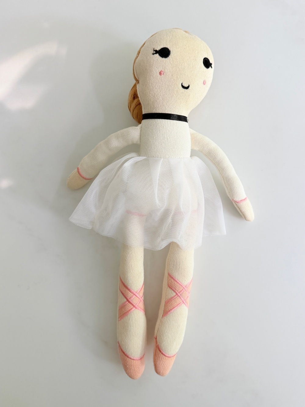 Ballerina Stuffed Doll Charlotte 100% cotton The MET Edgar Degas works 15 in